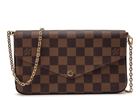 louis vuitton pochette félicie damier|damier ebene pochette.